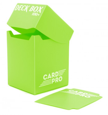 Пластиковая коробочка Card-Pro - Зелёная (100+ карт) - для карт K-Pop, MTG, Pokemon фото цена описание