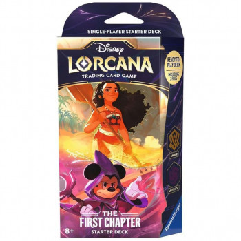 Disney Lorcana: Стартовая колода Amber & Amethyst издания The First Chapter на английском языке фото цена описание