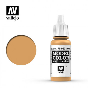 Краска vallejo серии model color - dark flesh 70927, матовая (17 мл) фото цена описание