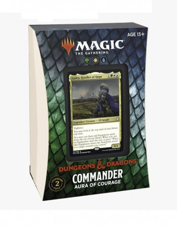 Mtg: колода commander deck: aura of courage издания adventures in the forgotten на английском языке фото цена описание