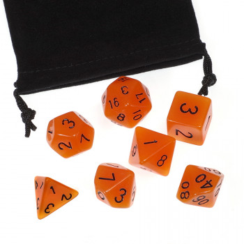 Набор игровых кубиков (оранжевый, люминесцентный) фото цена описание