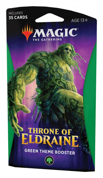 MTG: Тематический Зелёный бустер издания Throne of Eldraine на английском языке фото цена описание