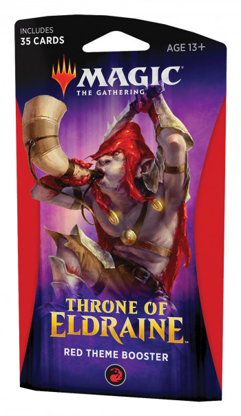 MTG: Тематический Красный бустер издания Throne of Eldraine на английском языке фото цена описание